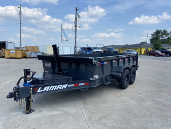 New Lamar 14' Telescopic Dump Trailer