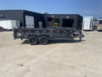 New Lamar 16' Telescopic Dump Trailer