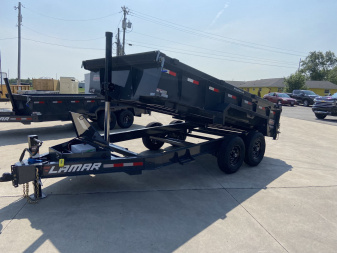 New Lamar 14' Telescopic Dump Trailer