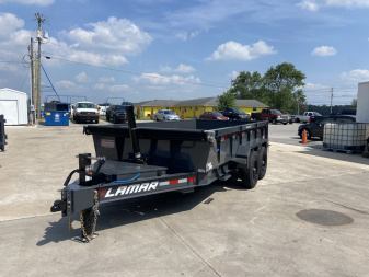 New Lamar 14' Telescopic Dump Trailer