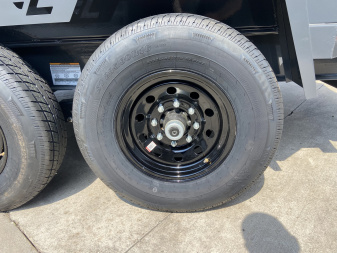 New Lamar 14' Telescopic Dump Trailer