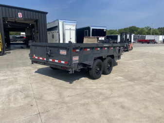 New Lamar 14' Telescopic Dump Trailer