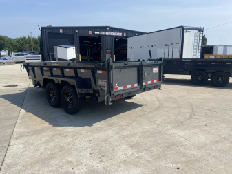 New Lamar 14' Telescopic Dump Trailer