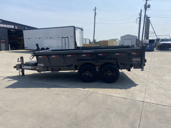 New Lamar 14' Telescopic Dump Trailer