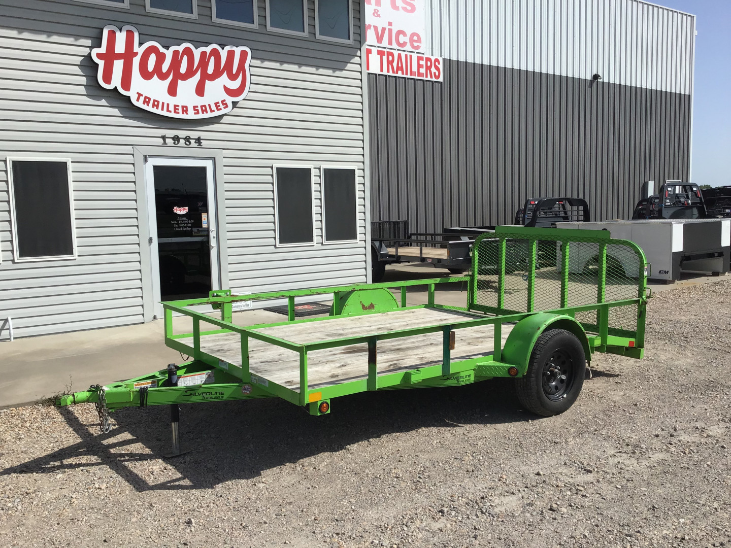 Used East Texas Trailers 77"x12' Single Axle Utility