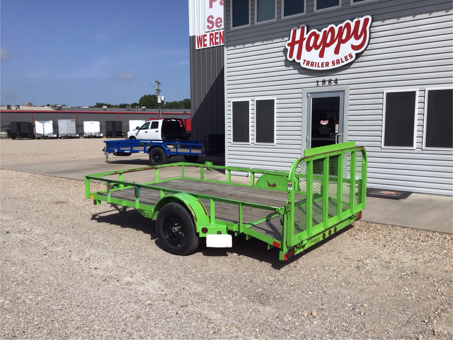 Used East Texas Trailers 77"x12' Single Axle Utility