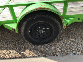Used East Texas Trailers 77"x12' Single Axle Utility