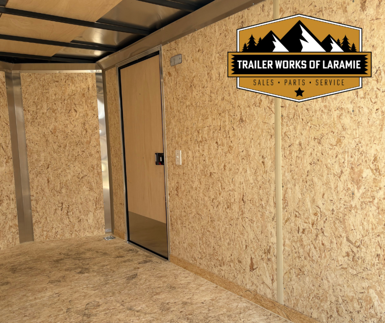 New 2026 Look Trailers 6X12 SA- ST DLX V-NOSE- Charcoal 6" Taller