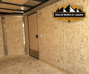 New 2026 Look Trailers 6X12 SA- ST DLX V-NOSE- Charcoal 6" Taller