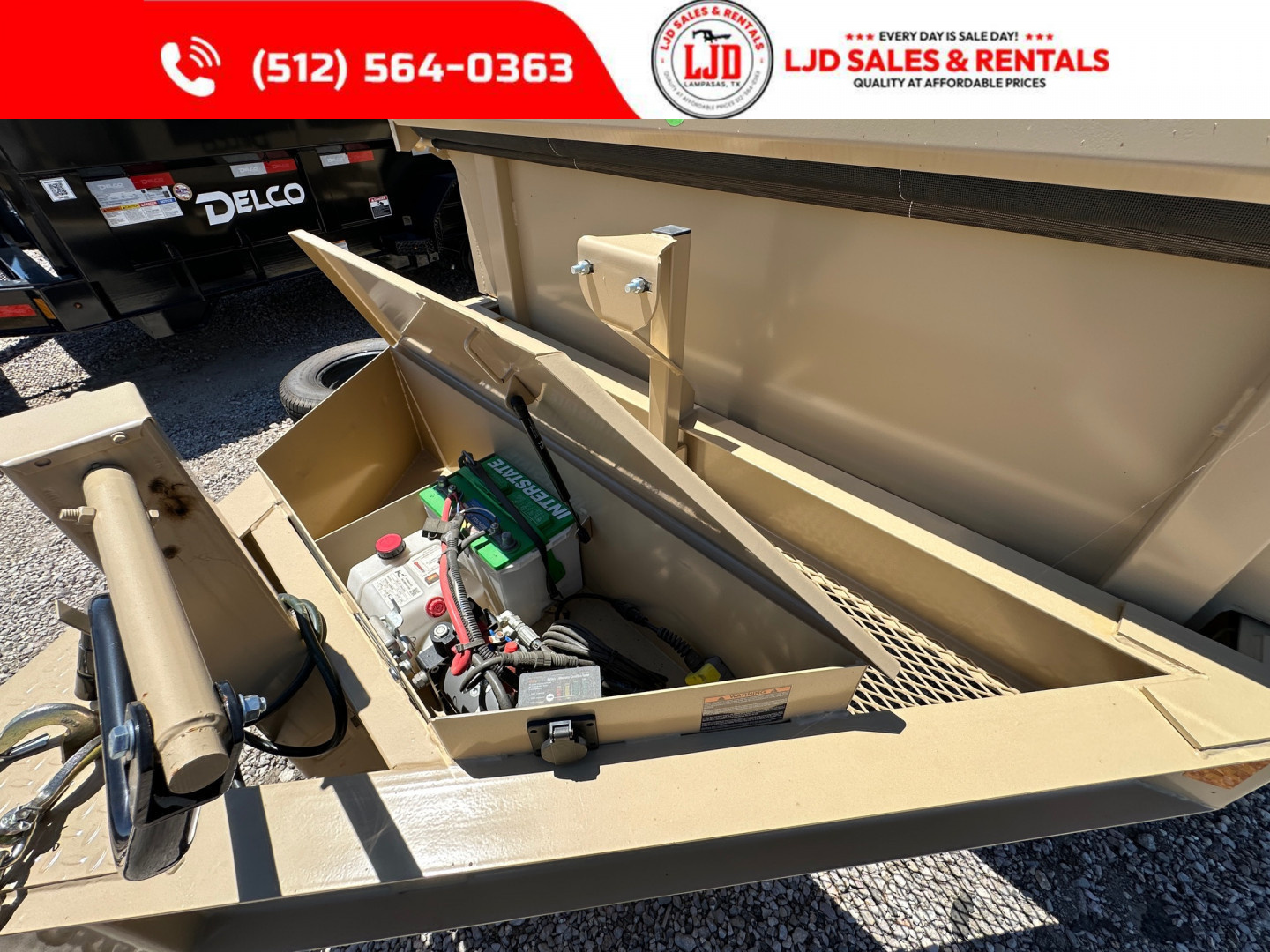 New 2025 Delco - Dump Trailer - 14' X 2' - Demo = Save $$$$