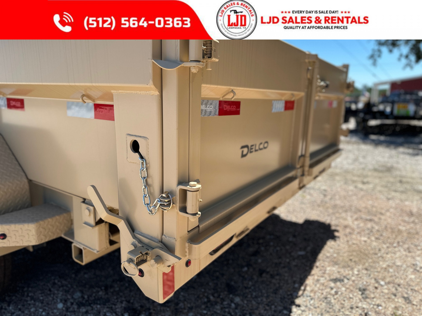 New 2025 Delco - Dump Trailer - 14' X 2' - Demo = Save $$$$