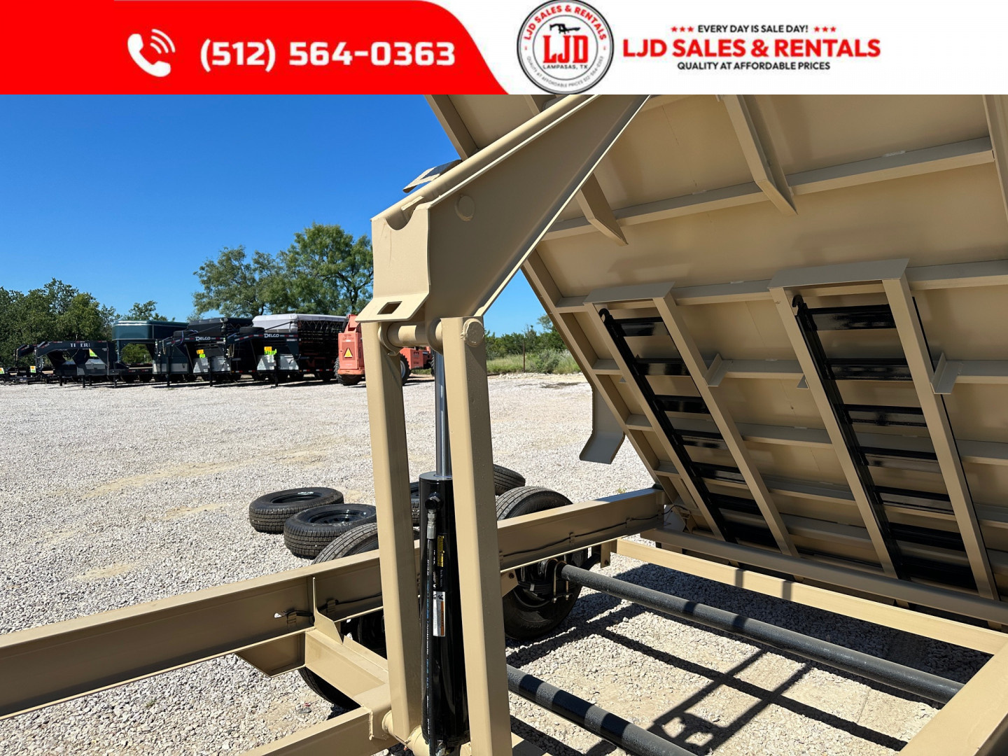 New 2025 Delco - Dump Trailer - 14' X 2' - Demo = Save $$$$