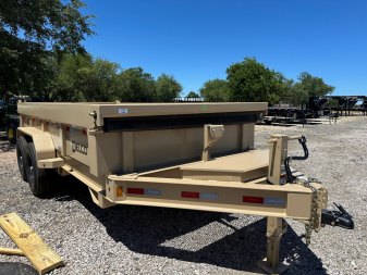 New 2025 Delco - Dump Trailer - 14' X 2' - Tarp - Ramps - Spreader Gate
