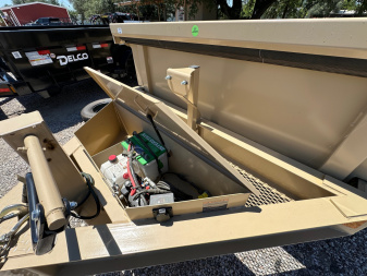 New 2025 Delco - Dump Trailer - 14' X 2' - Tarp - Ramps - Spreader Gate
