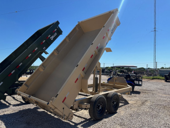 New 2025 Delco - Dump Trailer - 14' X 2' - Tarp - Ramps - Spreader Gate