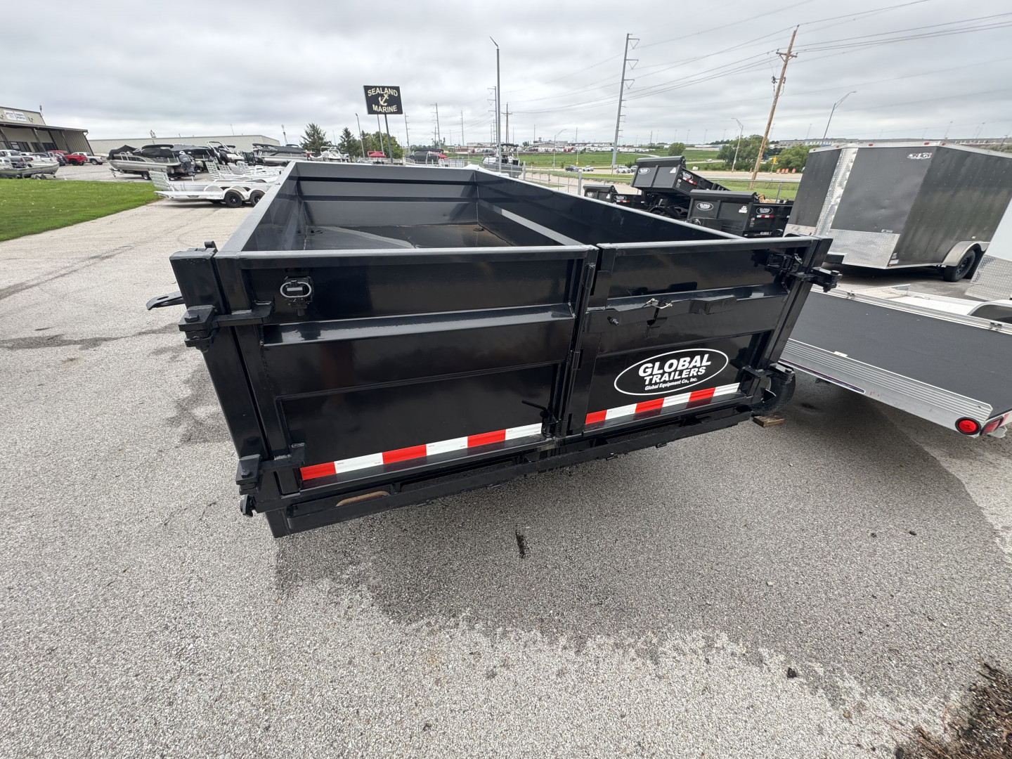 New 2025 Global Trailers 14' Dump Trailer