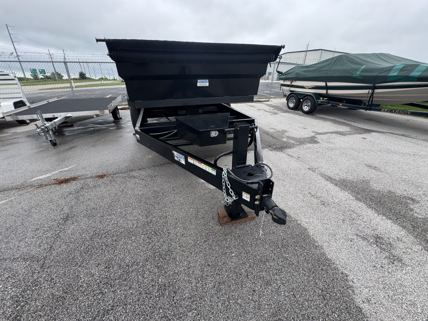 New 2025 Global Trailers 14' Dump Trailer