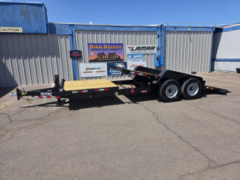 New 2026 Behnke 20K HD Tube Tilt TBCT2020ET-10K Flatbed Trailer