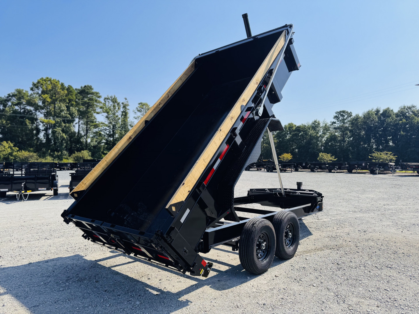 New 2026 Diamond C Trailers LPT207 7x14 24" Walls