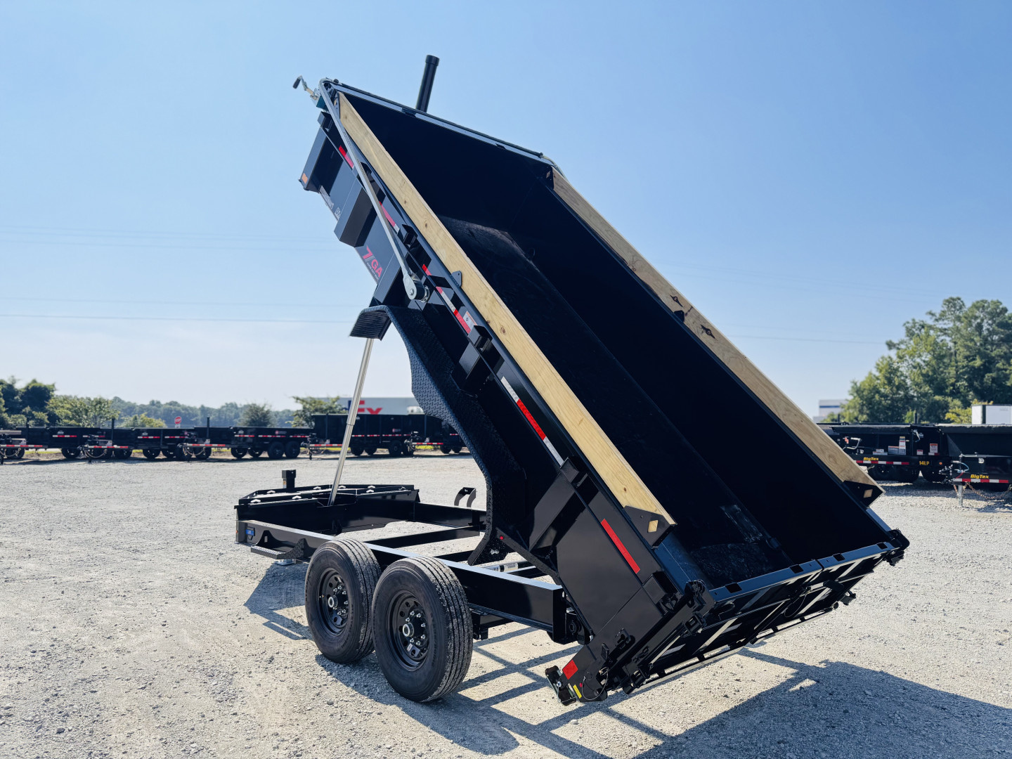 New 2026 Diamond C Trailers LPT207 7x14 24" Walls