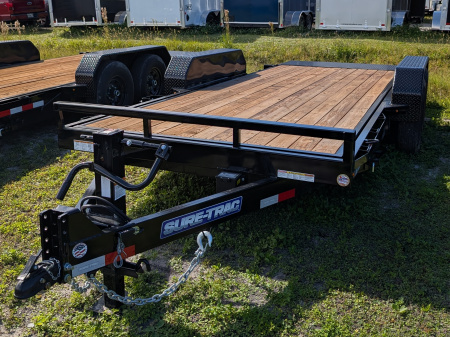 New 2025 Sure-Trac 7X18 TILT 14K Equipment Trailer
