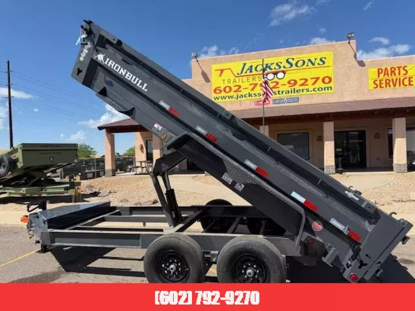 New 2026 Norstar 14x83 IronBull, Tandem Axle Dump, 14K GVWR, 24" Sides Dump Trailer