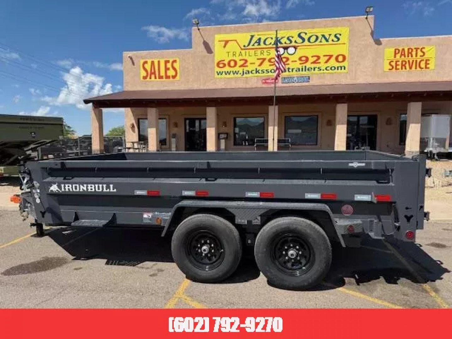 New 2026 Norstar 14x83 IronBull, Tandem Axle Dump, 14K GVWR, 24" Sides Dump Trailer