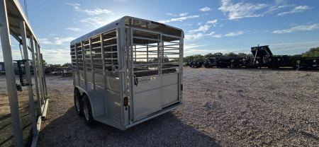 New 2025 Calico Trailers 16' Bumper Livestock Trailer Stock / Stock Combo Trailer