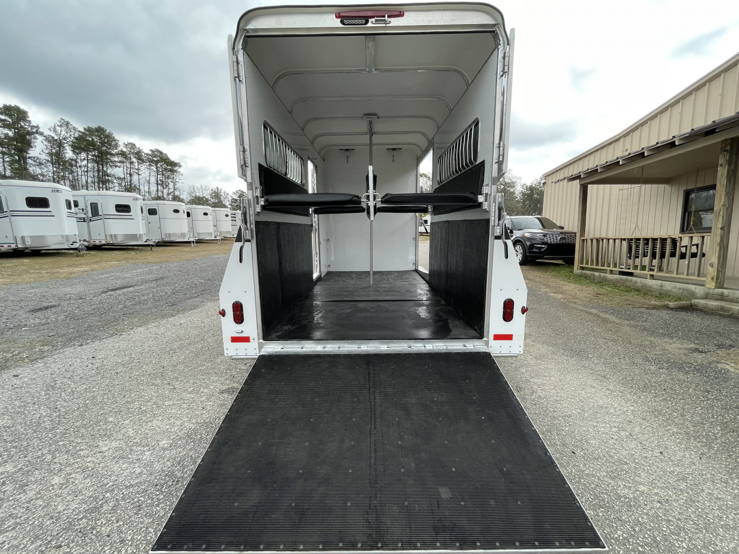 New 2026 Gore Trailers 2 HS GN w/Side Ramp & DR Horse Trailer