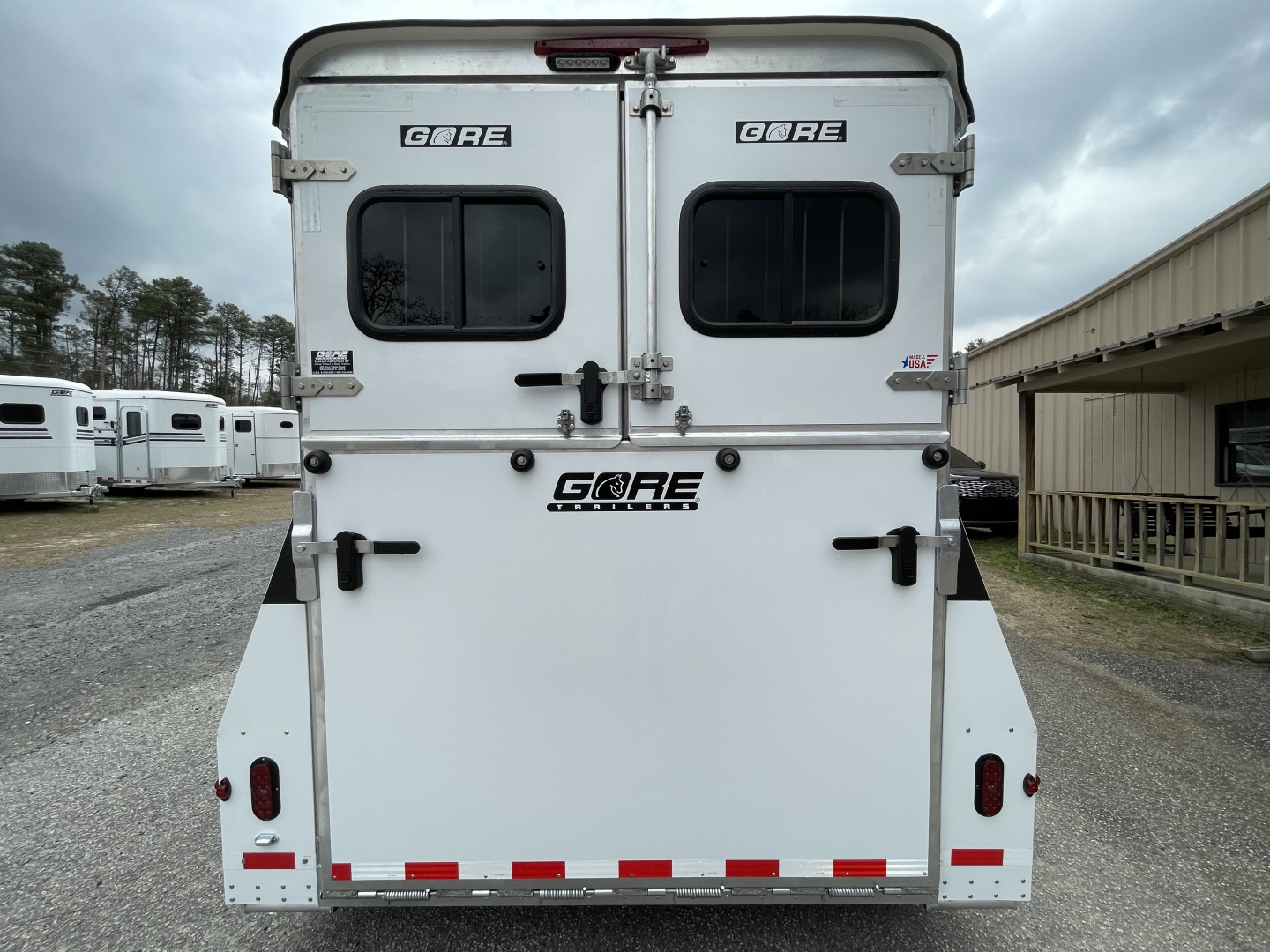 New 2026 Gore Trailers 2 HS GN w/Side Ramp & DR Horse Trailer