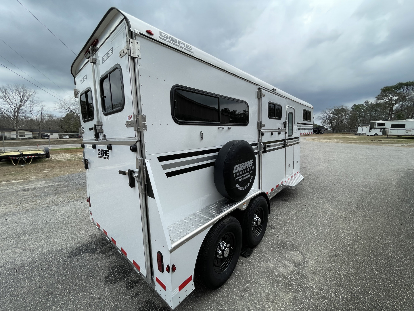 New 2026 Gore Trailers 2 HS GN w/Side Ramp & DR Horse Trailer