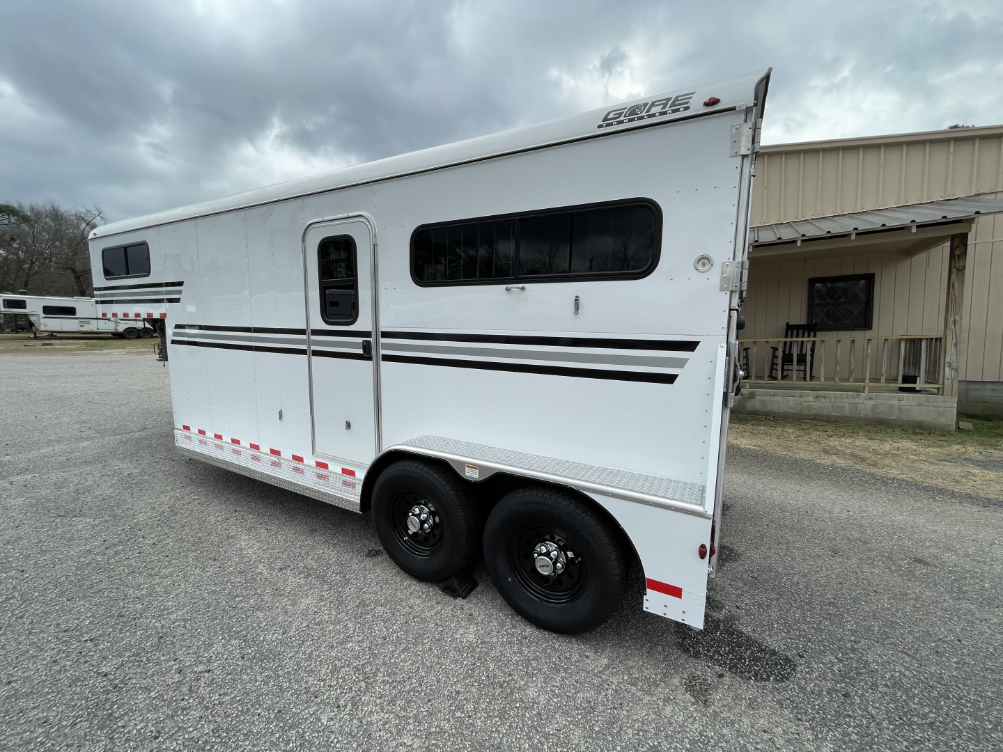 New 2026 Gore Trailers 2 HS GN w/Side Ramp & DR Horse Trailer