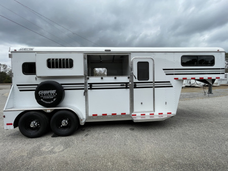 New 2026 Gore Trailers 2 HS GN w/Side Ramp & DR Horse Trailer