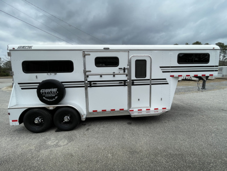 New 2026 Gore Trailers 2 HS GN w/Side Ramp & DR Horse Trailer