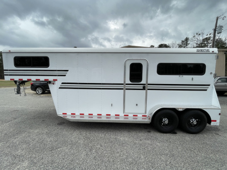 New 2026 Gore Trailers 2 HS GN w/Side Ramp & DR Horse Trailer