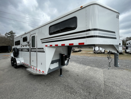 New 2026 Gore Trailers 2 HS GN w/Side Ramp & DR Horse Trailer