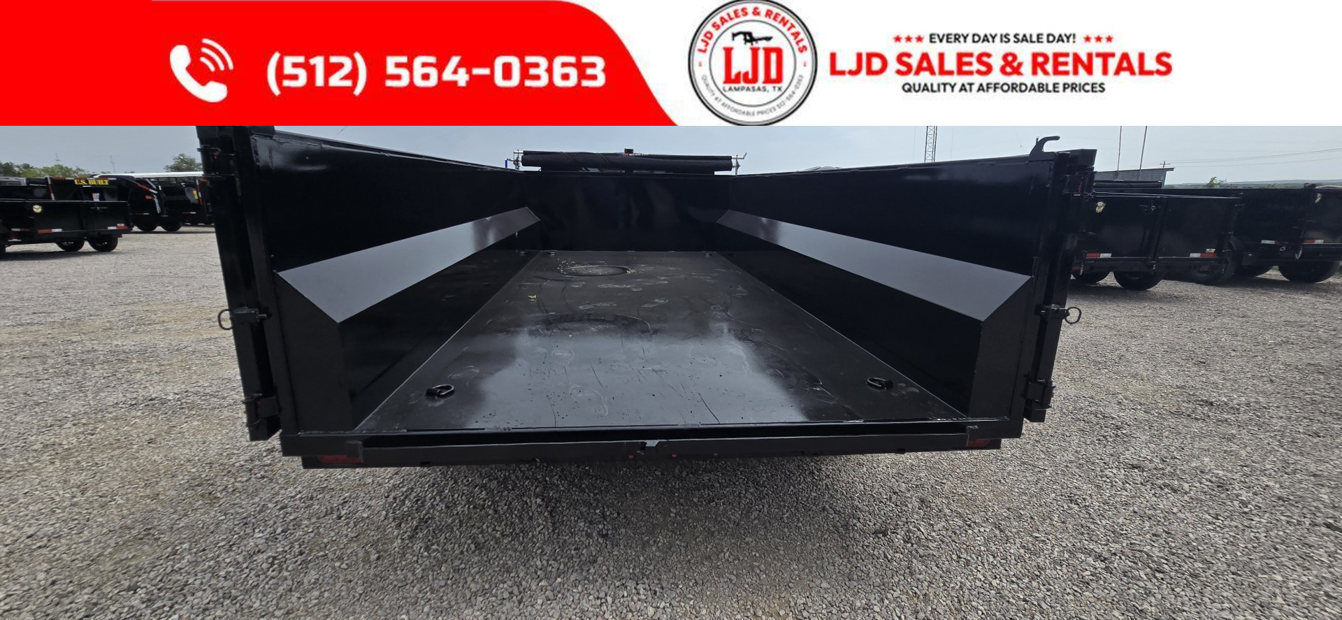 New 2025 US Built Dump Trailer - 16 x 3 -Spare - Tarp -