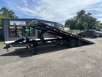 New 2025 RawMaxx 102x24 Deckover Tilt Equipment Trailer