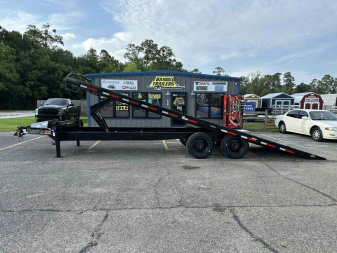 New 2025 RawMaxx 102x26 Deckover Tilt Equipment Trailer