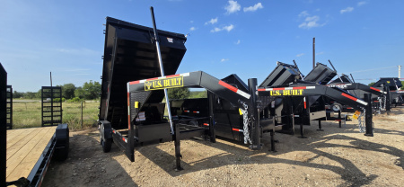 New 2025 US Built 7' X 16' X 2' Dump Trailer