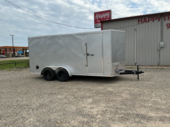 New 2026 Compass 7'x16' Enclosed Cargo Trailer - Indigo DLX