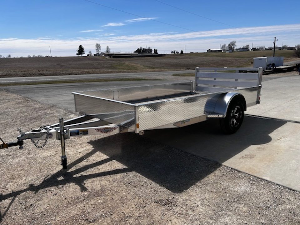 New 2025 H&H Trailers 76"X12' Soild Side Utility Trailer