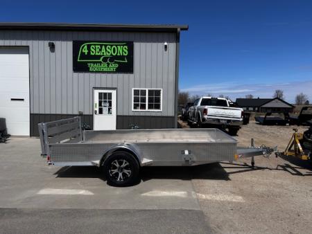 New 2025 H&H Trailers 76"X12' Soild Side Utility Trailer