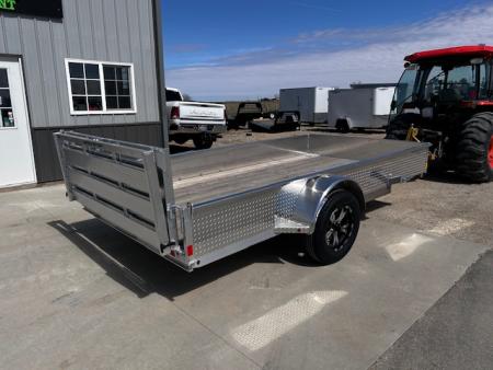 New 2025 H&H Trailers 76"X12' Soild Side Utility Trailer
