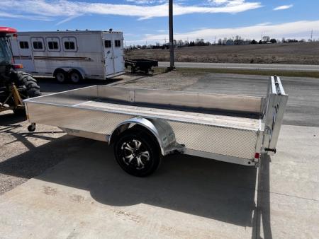 New 2025 H&H Trailers 76"X12' Soild Side Utility Trailer
