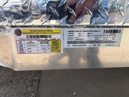 New 2025 H&H Trailers 76"X12' Soild Side Utility Trailer