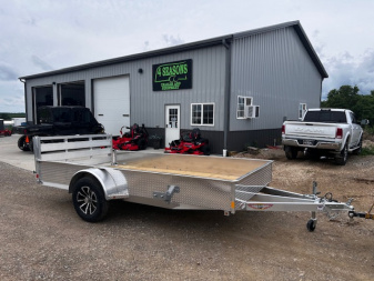 New 2025 H&H Trailers 76 X12' Soild Side Utility Trailer