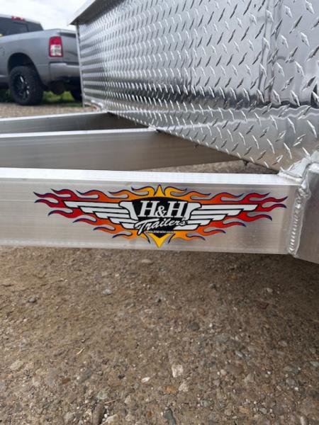 New 2025 H&H Trailers 76"X12' Soild Side Utility Trailer