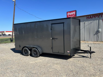 2026 Compass 7'x16' Enclosed Cargo Trailer - Indigo DLX