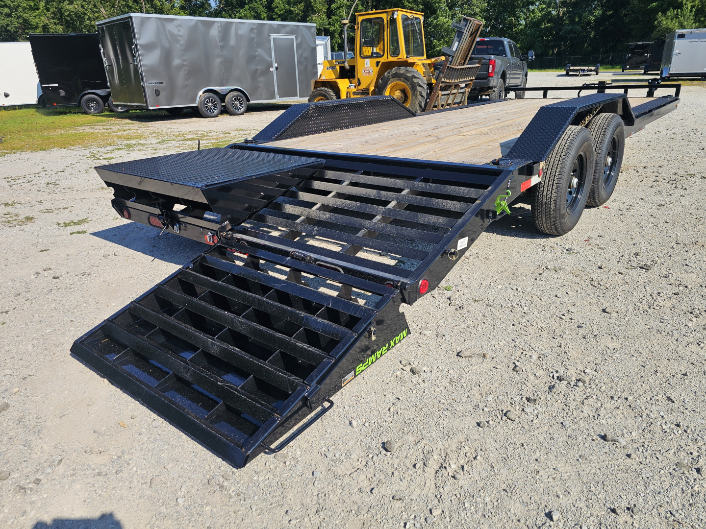 New 2025 Load Trail 102 X 22 14K CAR HAULER MAX RAMPS EQUIPMENT